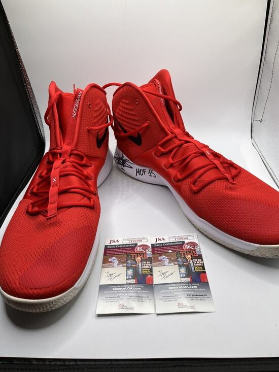 Nike Zoom Dikembe Mutombo with HOF JSA SPB-JH-309630 (309630)